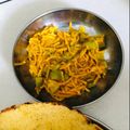 Heena Manani's cooksnap of when they made ગલકા સેવ નું શાક (Galka Sev Sabji recipe in Gujarati).