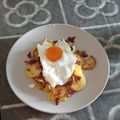 El cooksnap de Tri Ri cuando hizo Huevos estrellados con jamón ibérico.
