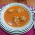 El cooksnap de LuzMa SG cuando hizo Sopa de Esponja.