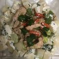 El cooksnap de Noly Araujo cuando hizo Pechuga de pollo con vegetales.