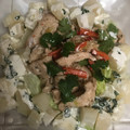 El cooksnap de Noly Araujo cuando hizo Pechuga de pollo con vegetales.