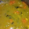 El cooksnap de Johanna Olivares cuando hizo Porotos blancos con zapallo y choclo.