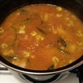 El cooksnap de Kleine cuando hizo Sopa de papas con tocino.