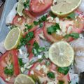 El cooksnap de Caro Dominguez cuando hizo Lenguado al horno.