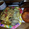 Eric Ward's cooksnap of when they made Ackee and salt fish.