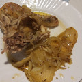 El cooksnap de Ari Rodriguez cuando hizo Pollo de corral al horno con hierbas aromáticas y achiote.