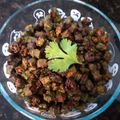 Vibha Mahendra Champaneri's cooksnap of when they made ભીંડા નુ શાક (Bhinda Shak Recipe In Gujarati).