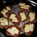 El cooksnap de Yami Leila Franchu cuando hizo Milanesa de berenjena a la napolitana.