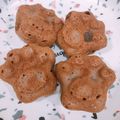 蔡小米 的 鬆餅粉「小熊巧克力瑪芬」簡單易做的濕潤口感。 cooksnap