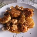 El cooksnap de Mayra cuando hizo 174. Medallones de merluza a la marinera (principal pescado).