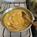 El cooksnap de Alizzz cuando hizo Pollo con arroz al curry.