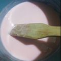 El cooksnap de Jesica cuando hizo Atole de fresa (de sobrecito).