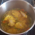 El cooksnap de Gema Pérez cuando hizo Pollo a la cerveza negra de Didac.