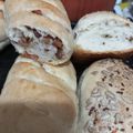 El cooksnap de Monica cuando hizo Pan con chicharrón.