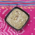Dr. Pushpa Dixit का कुकस्नैप जब उन्होंने गोंद का हलवा(gond ka halwa recipe in hindi) बनाया था।