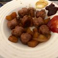 El cooksnap de Nacho Albarrán cuando hizo Salchicha / butifarra al vino.