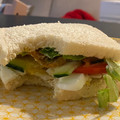 El cooksnap de Elena cuando hizo Sándwich relleno con crema de salmón y pepino.