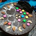 Supriti Paul's cooksnap of when they made চকোলেট কেক উইথ চকোলেট ফ্লাওয়ার (chocolate cake with chocolate flower recipe in Bengali).