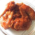 Cooksnap dari nataria untuk resep Sayap ayam goreng crispy dengan saus manis pedas, a la Korea