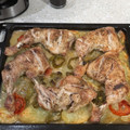 El cooksnap de Jose cuando hizo Contramuslos de pollo al horno.