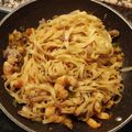 El cooksnap de I Acedo cuando hizo Tagliatelle con verduras y salsa de soja.