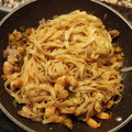 El cooksnap de I Acedo cuando hizo Tagliatelle con verduras y salsa de soja.
