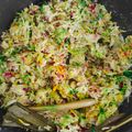 Cooksnap Azira Aziz semasa beliau membuat Nasi Hujan Panas.