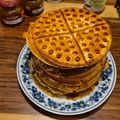 El cooksnap de Luis Arocena cuando hizo Waffles.
