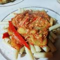 El cooksnap de Anahí Tahía Summer cuando hizo Zapallo Italiano con Quifaros (fideos).