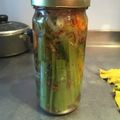 El cooksnap de Pili Martinez cuando hizo Pencas de acelga en escabeche.