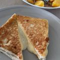 Cooksnap Zara Rania semasa beliau membuat Honey Cheese Toast.