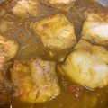 El cooksnap de Maria Sacristan cuando hizo Cazuela de bacalao fresco con cebolla, tomate y vino tinto.