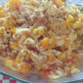 El cooksnap de Cinthia cuando hizo Risotto de calabaza vegetariano/vegano.