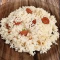 Cooksnap Aznie Khasri semasa beliau membuat Nasi goreng ekspress.