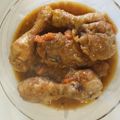 El cooksnap de Clarisa Molina cuando hizo Pollo en salsa a la cerveza.