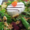 El cooksnap de ingridms cuando hizo Ensalada con queso de cabra.