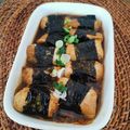 Cooksnap dari Angelina Devi untuk resep Tahu Gulung Nori Masak Saus