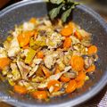 El cooksnap de Zaida TC @alquimiasfood cuando hizo Pollo con champiñones y zanahoria.