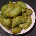 Cooksnap dari Dapur Siswi untuk resep Jalakote Hijau isi ayam dan sayuran