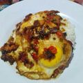 Cooksnap dari Anida Vikria untuk resep Nasi Telur Ceplok Kecap Pedas
