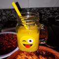 El cooksnap de salud machi cuando hizo Batido de mango, pera y naranja.
