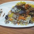 Anuja Maewal's cooksnap of when they made Veg biryani with burani raita.