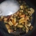 saba naz's cooksnap of when they made Bhindi aloo.