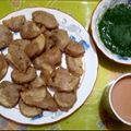 Khyati sharma का कुकस्नैप जब उन्होंने कुट्टू की पकौड़ी (kuttu ki pakodi recipe in Hindi) बनाया था।