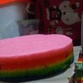 Cooksnap dari Maulida Hasanah untuk resep Steam rainbow cake