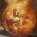 El cooksnap de Iliana Gubetich cuando hizo Pan dulce Nori.