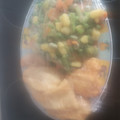 El cooksnap de ESTER MC cuando hizo Menestra con medallones de merluza.