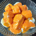 El cooksnap de Sil cuando hizo Patatas con bacalao y salsa de pimiento rojo.