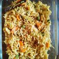 Alpa Pandya's cooksnap of when they made મીક્સ વેજ પુલાવ (Mix Veg. Pulao Recipe In Gujarati).