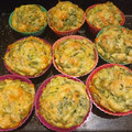 El cooksnap de Carolina Morantes cuando hizo Muffins de espinaca y parmesano.